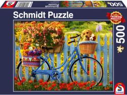 Schmidt Spiele Puzzle játék 500 darabos Sunday outing with good friends (58957)