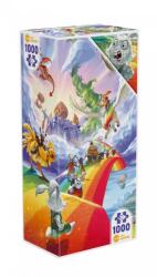IELLO Puzzle játék 1000 darabos Twist Collection: Paul Mafayon - Bunny kingdom in the sky (51981_EU)