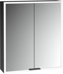 Kronenbach Cube 2.0 dulap 60x17x70 cm cu oglinda negru KB100216MB (KB100216MB)
