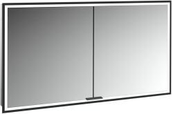 Kronenbach Cube 2.0 dulap 120x17x70 cm cu oglinda negru KB100227MB (KB100227MB)