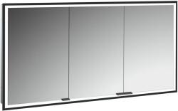 Kronenbach Cube 2.0 dulap 130x17x70 cm cu oglinda negru KB100235MB (KB100235MB)