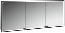 Kronenbach Cube 2.0 dulap 160x17x70 cm cu oglinda negru KB100230MB (KB100230MB)