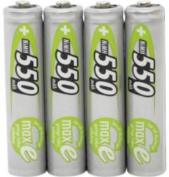 ANSMANN Mikroceruza akku AAA NiMH, 1, 2V 550 mAh, 4 db, Ansmann maxE HR3, HR03, UO100557, DC2400, DC2400B4N, LR03 (5030772)