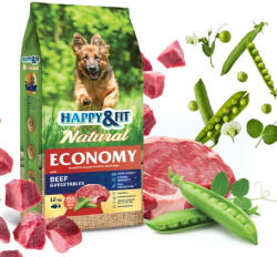 Happy&Fit Natural Economy Adult with Beef, Poultry & Vegetables (2 x 12 kg) 24kg