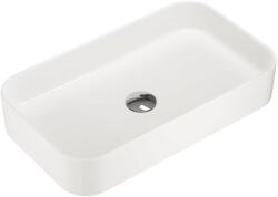 Kronenbach Cube mosdótál 60.5x35 cm négyszögletes mosdótálak fehér fényes KB144630CU (KB144630CU)