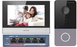 Hikvision DS-KIS603-S (C) Egylakásos IP video-kaputelefon szett (csomag-DS-KIS603-S-C)