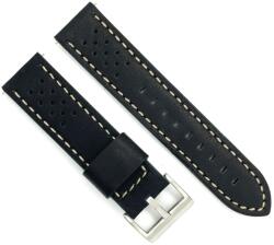  Curea piele neagra cusaturi albe Rally 18mm - 3985818