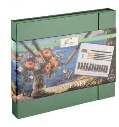 Grafix NASSAU prémium akrilfesték készlet dobozban - 21 darabos (IMO-GF-AR0988)