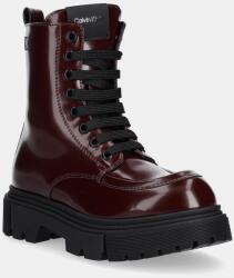 Calvin Klein Jeans gyerek bakancs bordó, V4A5-83132 - burgundia 31
