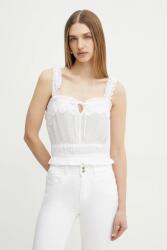 GUESS felső REYA fehér, női, nyomott mintás, W5GH0U WE340 - fehér S