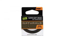 FOX naturals soft braid hooklength 20m 20lb fonott előkezsinór (CAC826) - epeca