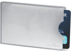 Pátria Papír Biztonsági Bankkártya Tok Durable RFID Secure Ezüst