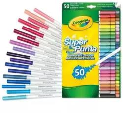 Crayola : Vékonyan és vastagon fogó lemosható filctoll készlet - 50 db