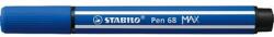 STABILO Pen 68 MAX vágott hegyű ultramarin kék prémium rostirón (768/32) (768/32)