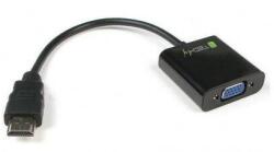 TECHLY IDATA-HDMI-VGA2 video átalakító kábel VGA (D-Sub) Fekete (IDATA-HDMI-VGA2) (IDATA-HDMI-VGA2)