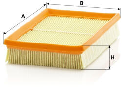 Mann-filter Levegőszűrő Mann Filter C 2448 (C2448)