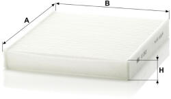 Mann-filter Utastér - Kabin szűrő Mann Filter CU 2533-2 (CU2533-2)