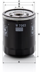 Mann-filter Olajszűrő Mann Filter W 7063 (W7063)
