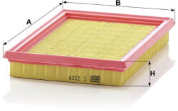 Mann-filter Levegőszűrő Mann Filter C 2329 (C2329)