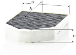 Mann-filter Utastér - Kabin szűrő Mann Filter CUK 26 011 (CUK26011)