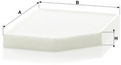 Mann-filter Utastér - Kabin szűrő Mann Filter CU 2450 (CU2450)