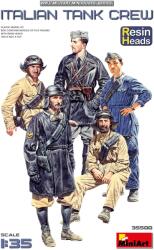 MiniArt Models 1/35 Olasz tank személyzet modell kiegészítő resin fejekkel (MI35500)