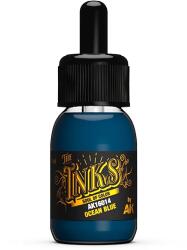 AK Interactive Soul of Colors The Inks Ocean Blue tinta 30ml (AK16014)
