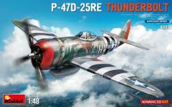 MiniArt Models Advanced Kit 1/48 P-47D-25RE Thunderbolt vadászgép modell (MI48001)