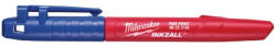 Milwaukee Jelölő filc Vékony tartós hegyű Kék INKZALL 4932492126 (4932492126) - lumenet