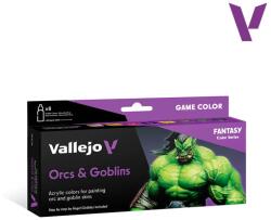 Vallejo Fantasy Color Orcs & Goblins akrilfesték készlet 8x 17ml (VAL72304)