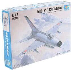 Trumpeter 1/48 Mig-21 F-13/J-7 vadászgép katonai repülőgép modell (TRU02858)