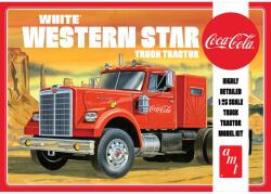 ROUND2 AMT Coca-Cola 1/25 White Western Star Semi Tractor Coca Cola kamion modell (AMT1160)