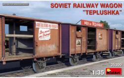 MiniArt Models 1/35 Teplushka szovjet személyszállító vagon katonai jármű modell kiegészítő (35300)