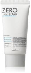 rom&nd Zero Sun Clean ásványi védő fluid arcra SPF 50+ árnyalat 01 Fresh 50 ml