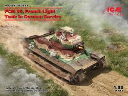 ICM 1/35 FCM 36 French Light Tank in German Service könnyű tank modell (ICM35337)
