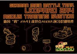 MENG 1/35 AGDUS kiképző rendszer Leopard 2A4-hez katonai jármű modell kiegészítő