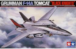 TAMIYA 1/32 Grumman F-14A Tomcat Black Knights katonai repülőgép modell (TA60313)