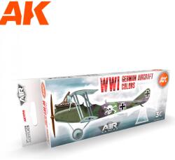 AK Interactive AIR WWI German Aircraft Colors akrilfesték készlet 8x 17ml (AK11710)