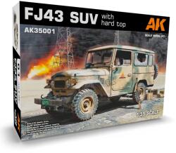 AK Interactive 1/35 FJ43 SUV terepjáró modell kemény tetős változat (AK35001)