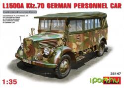 MiniArt Models 1/35 L1500A (Kfz. 70) Német személyszállító kocsi katonai jármű modell