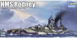 Trumpeter 1/700 HMS Rodney katonai hajó modell (06718)