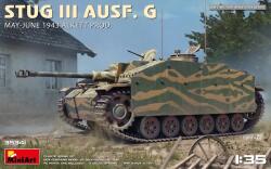 MiniArt Models 1/35 Stug III Ausf. G May-June 1943 Alkett prod. önjáró löveg modell (MI35341)