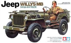 TAMIYA 1/35 Willys Jeep MB 1/4ton 4x4 amerikai katonai terepjáró modell (TA35219)