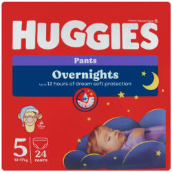 Huggies Overnights Pants 5 12-17 kg 24 db