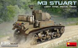 MiniArt Models 1/35 MM3 Stuart könnyű tank modell (MI35425)