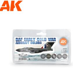 AK Interactive Early Cold War RAF Aircraft Colors akrilfesték készlet 6x 17ml (AK11756)
