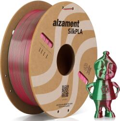 Alzament PLA Silk Dual Color 1 kg Red-Green (ALZMNTSD06)