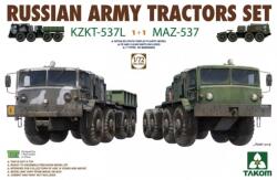 TAKOM 1/72 KZKT-537L és MAZ-537 orosz teherautó modell szett (TAK5003)