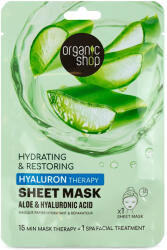 Organic Shop Hidratáló és helyreállító fátyolmaszk aloe verával és hialuronsavval - 1 db