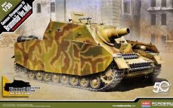 Academy Models 1/35 Sturmpanzer IV Brummbear német önjáró löveg modell köztes változat (AC13525)